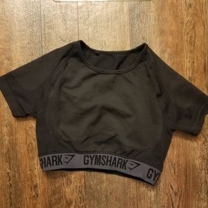 Gymshark Flex Black Crop Top